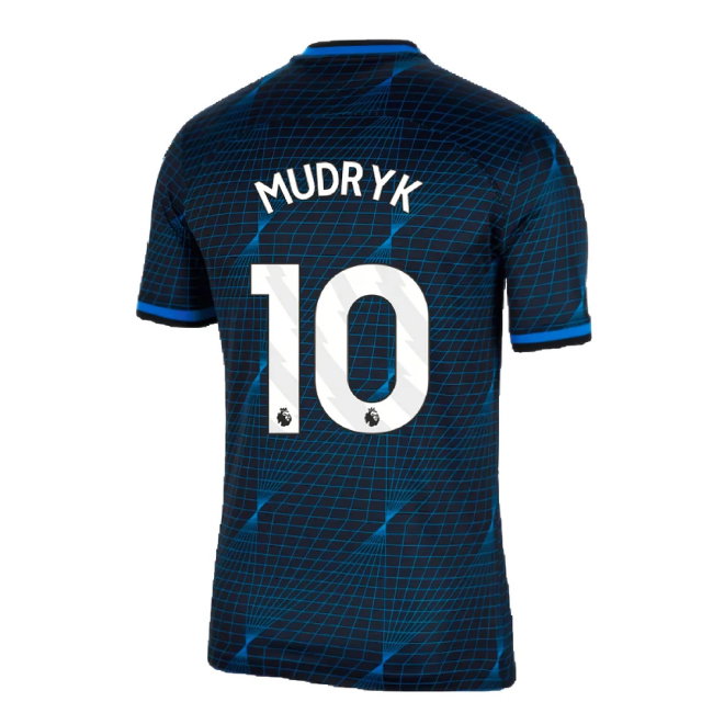 2023-2024 Chelsea Away Football Shirt (MUDRYK 10)-SoccerKits Hub | Buy Soccer Jerseys Online